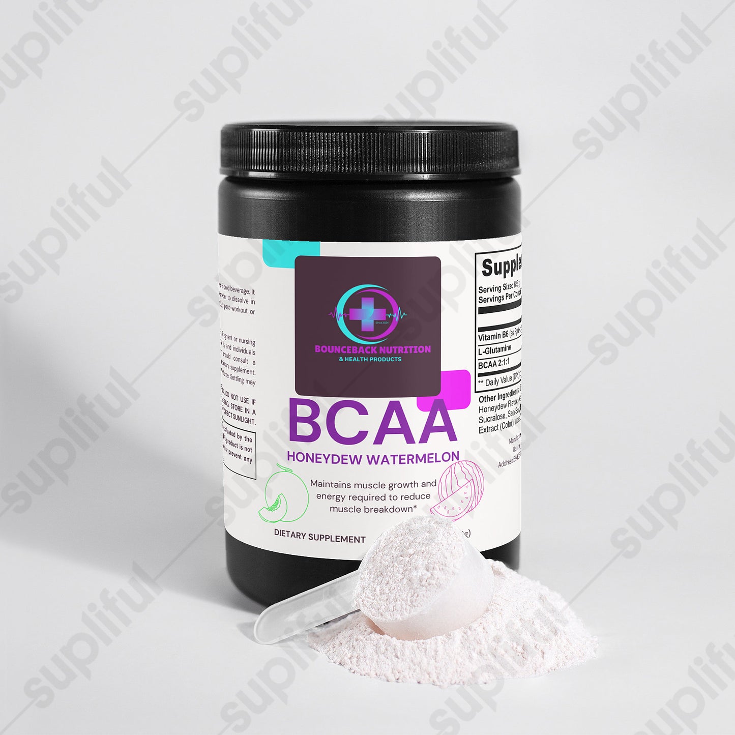 BCAA Post Workout Powder (Honeydew/Watermelon)