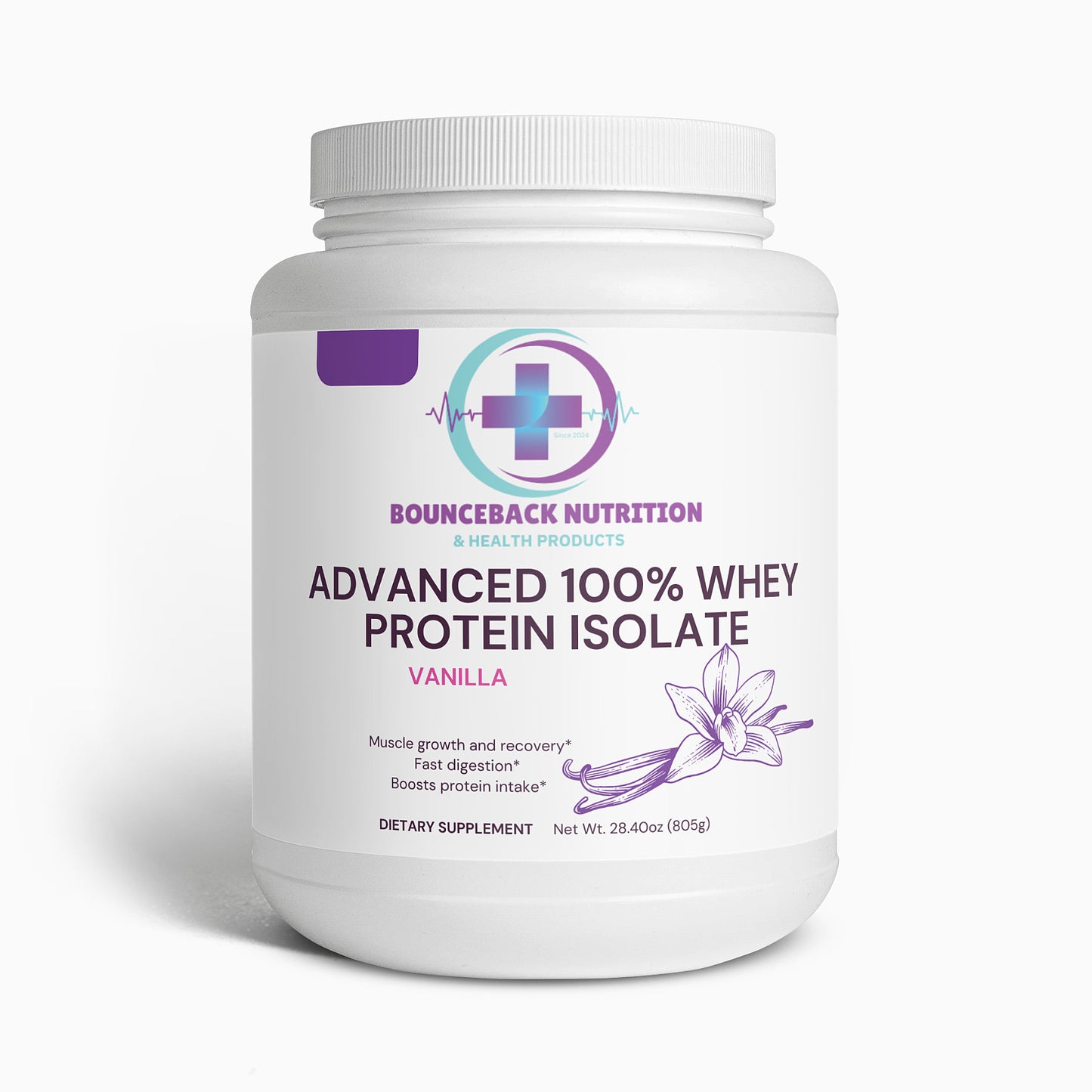 Advanced 100% Whey Protein Isolate (Vanilla)