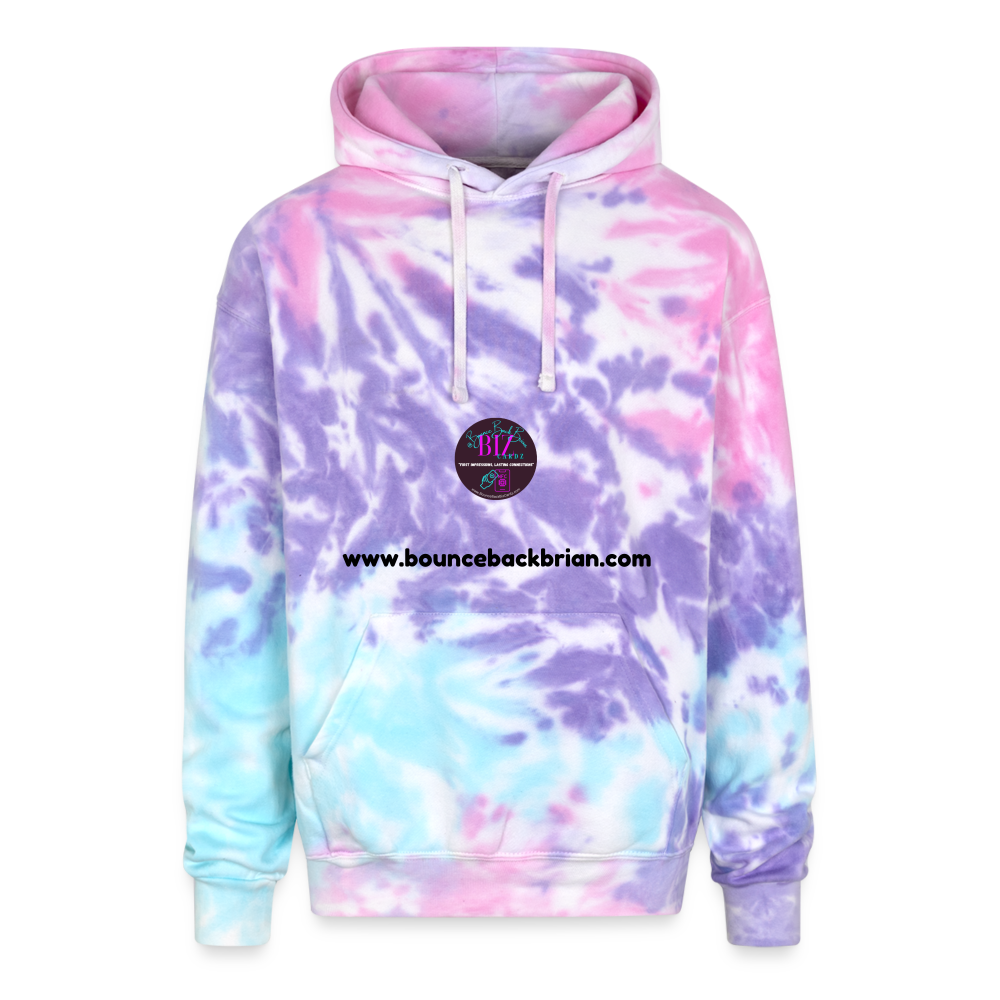 Adult Tie Dye Hoodie - cotton candy