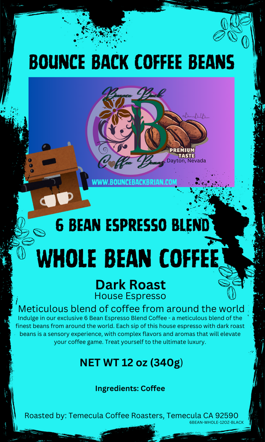 Bounce Back Brian's 6 Bean Espresso Blend