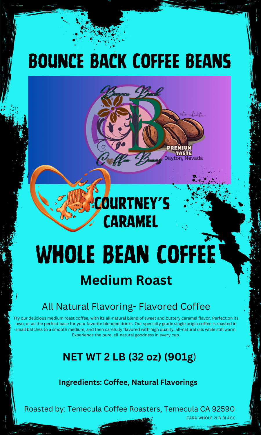 Courtney's Caramel Flavored Coffee Beans