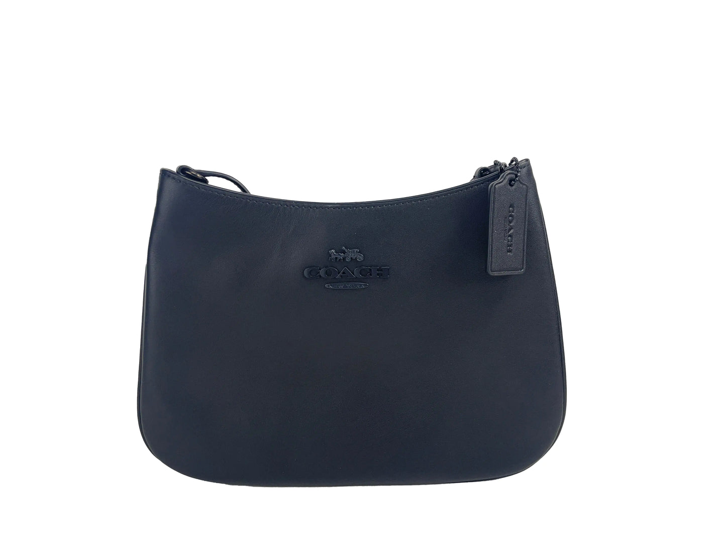 Coach (CP101) Penelope Black Leather Shoulder Bag