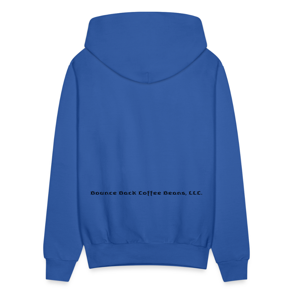 Men's Hoodie "Bounce Back Coffee Beans" Type 1 - royal blue