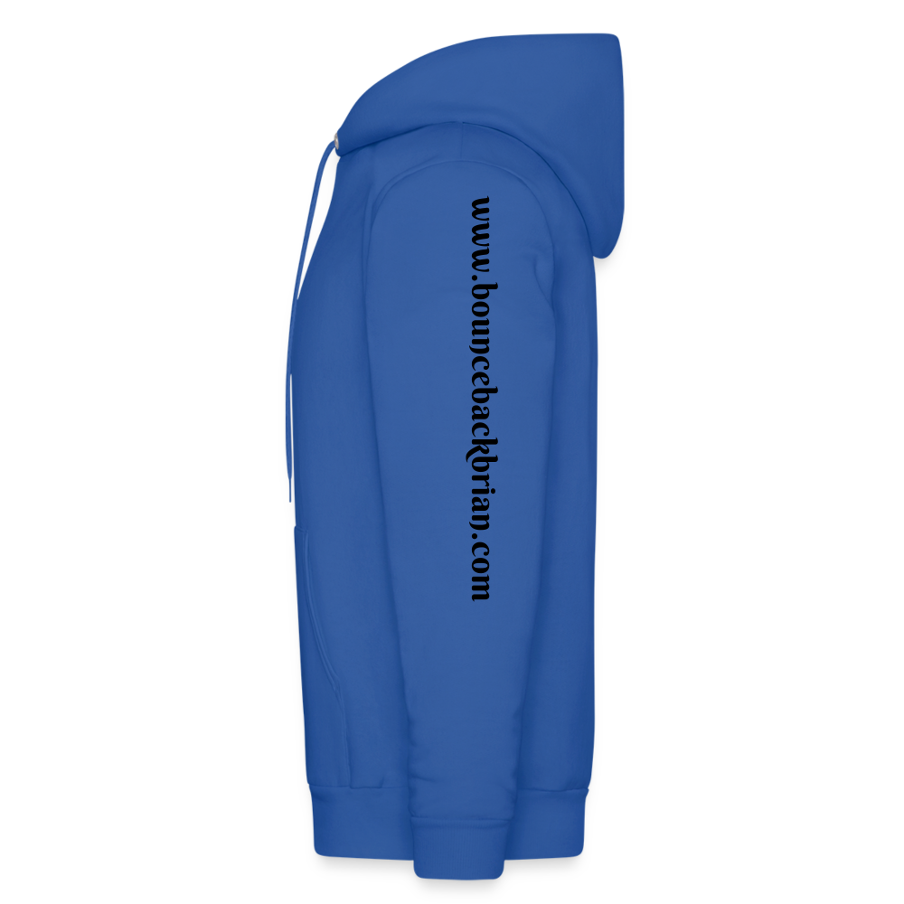 Men's Hoodie "Bounce Back Coffee Beans" Type 1 - royal blue