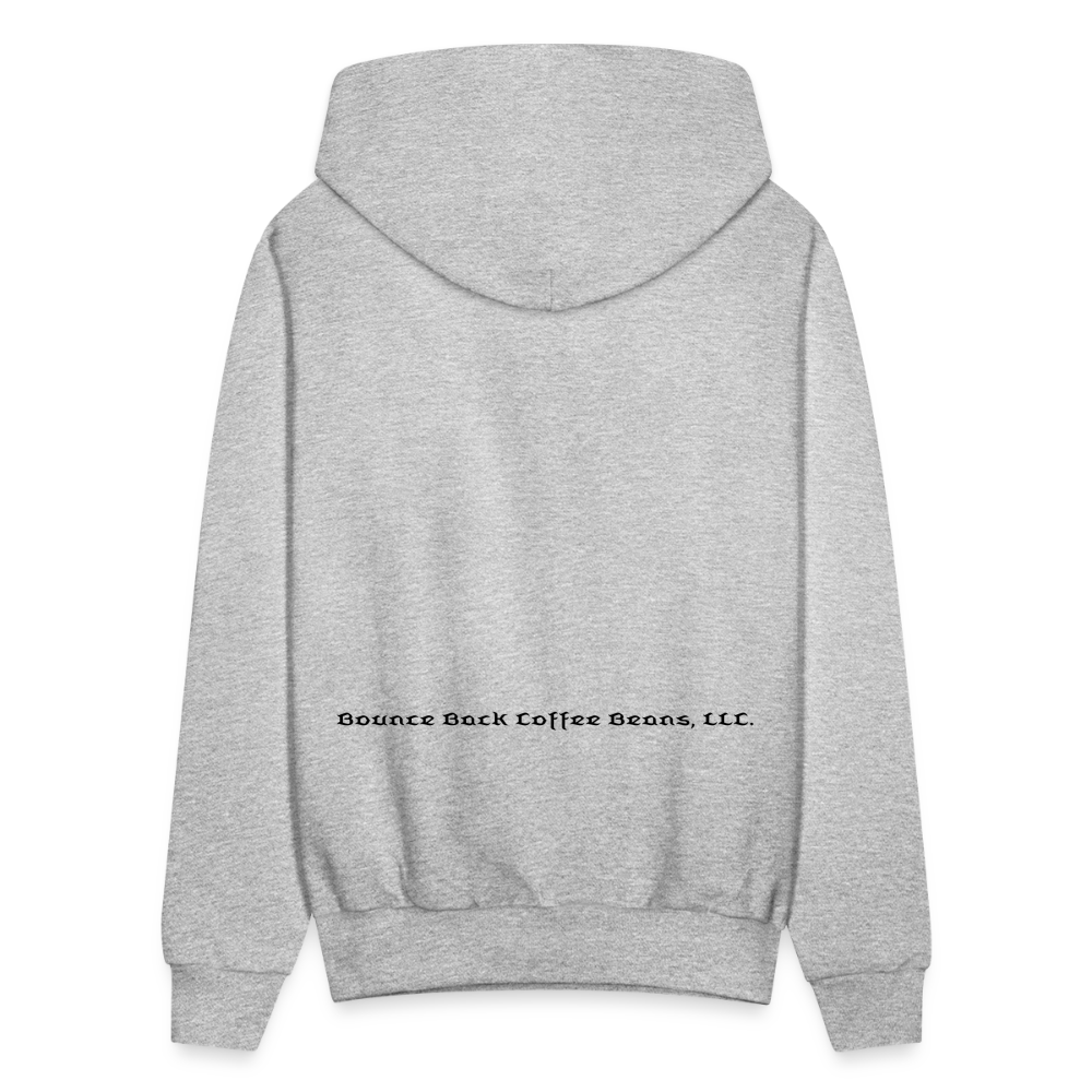 Men's Hoodie "Bounce Back Coffee Beans" Type 1 - heather gray