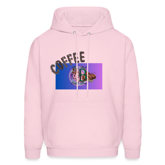 Men's Hoodie "Bounce Back Coffee Beans" Type 1 - pale pink