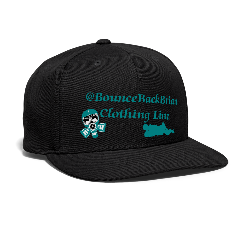 Snapback Baseball Cap- Toxic As Fuck - black