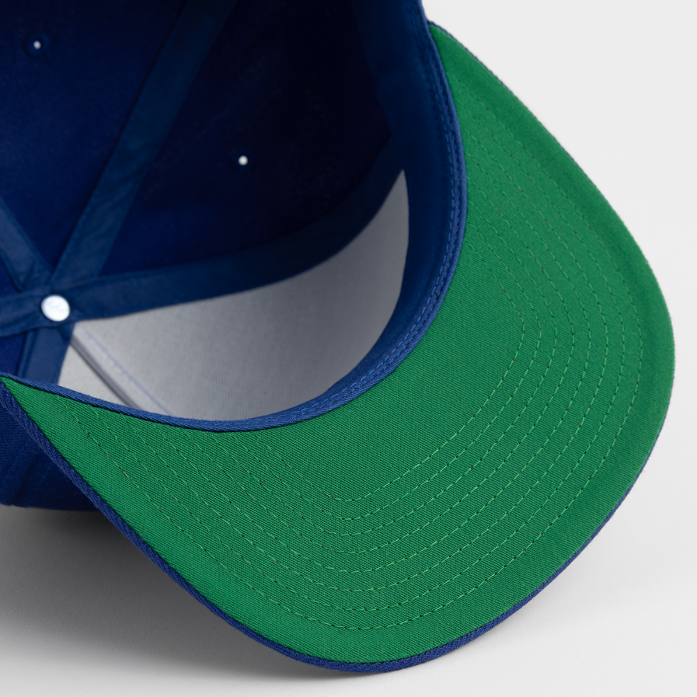 Snapback Baseball Cap- Toxic As Fuck - royal blue